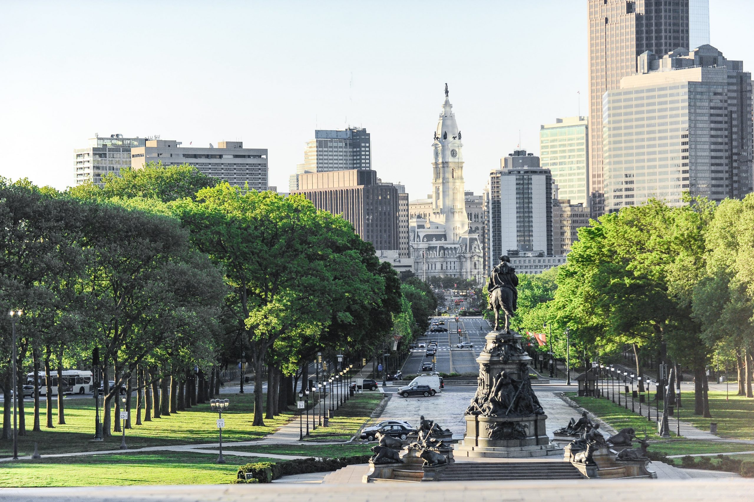 beautiful Philadelphia center city 